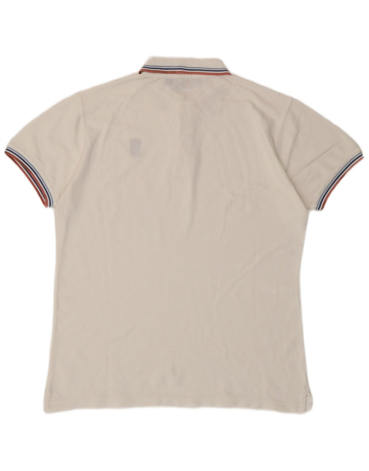 Marina Militare Polo Hombre Blanco Mediano