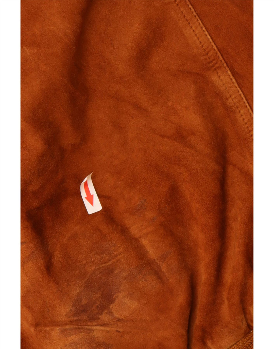 Vintage hombres ante bomber chaqueta IT 56 3XL cuero marrón
