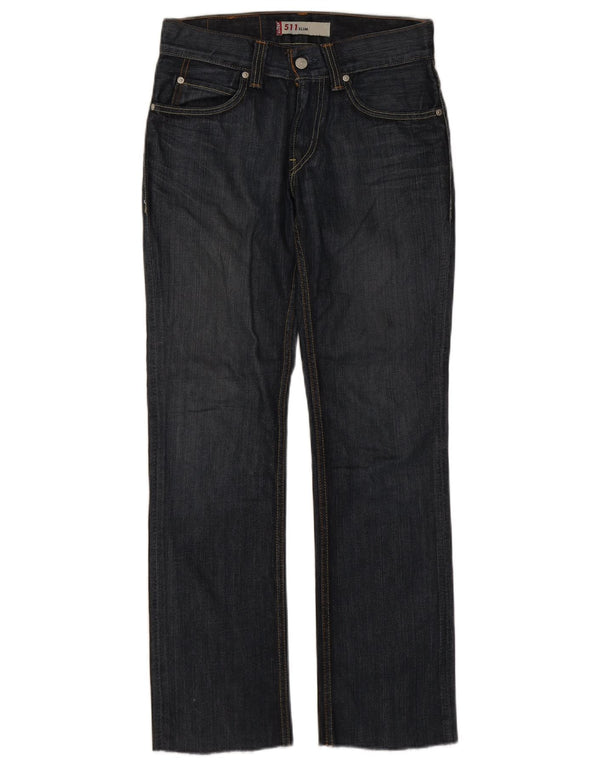 Vaqueros Levi's 511 Slim Mujer W30 L30 Algodón Azul Marino