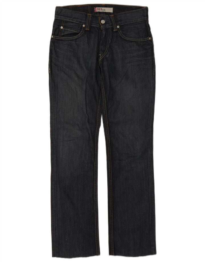 Vaqueros Levi's 511 Slim Mujer W30 L30 Algodón Azul Marino