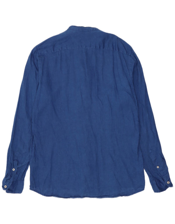 Refrigiwear Camisa Hombre XL Azul Marino Lino