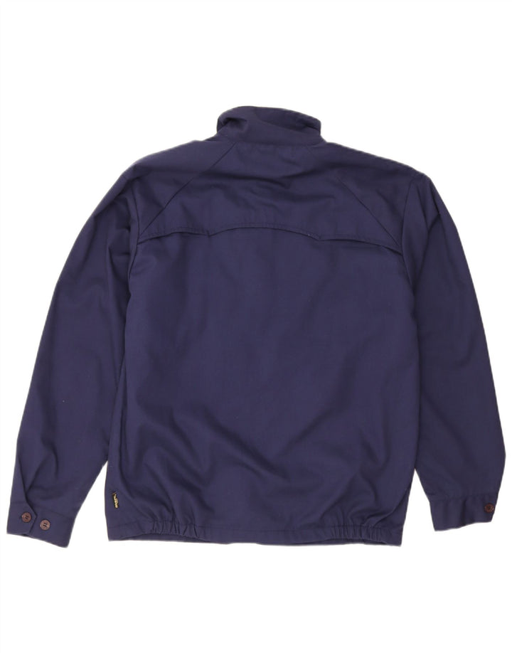 Merc Chaqueta Bomber para Hombre UK 38 Mediana Azul Marino Poliéster