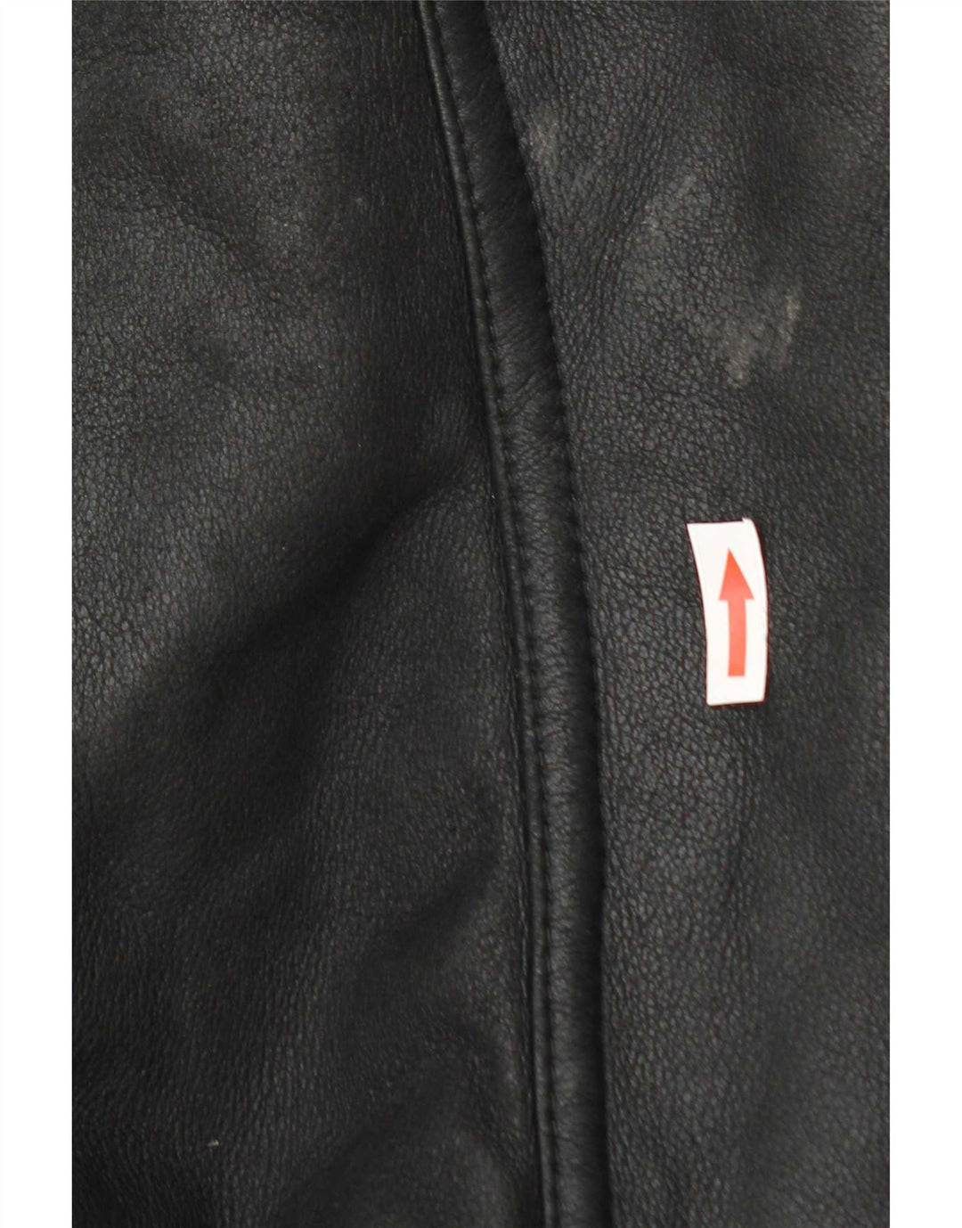 Vintage mujer shearling chaqueta IT 46 grande negro shearling