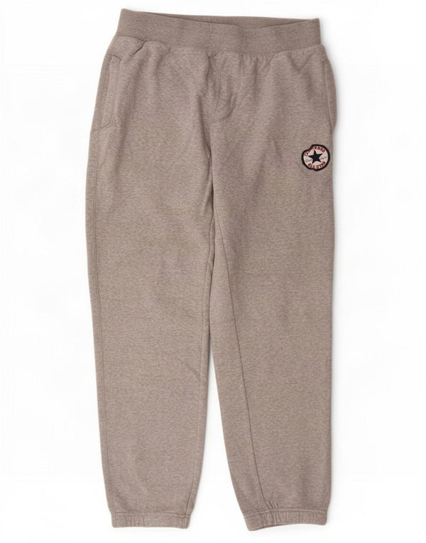 Pantalones Converse Hombre Joggers Gris Medio Algodón