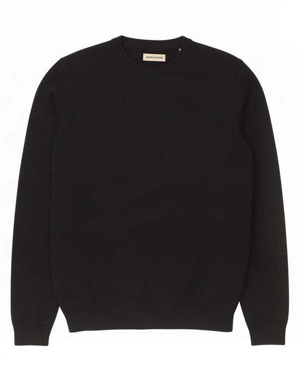 Jack & Jones Mens Crew Neck Jumper Sweater Small Azul Marino