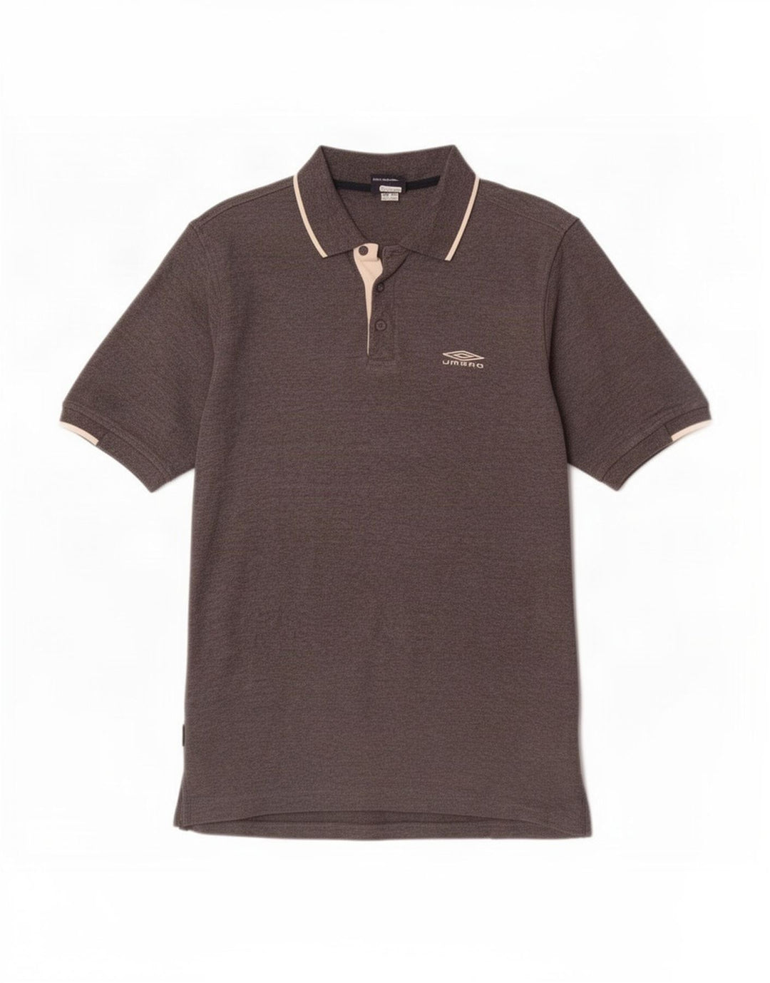 Polo Umbro Hombre Small Gris Poliéster