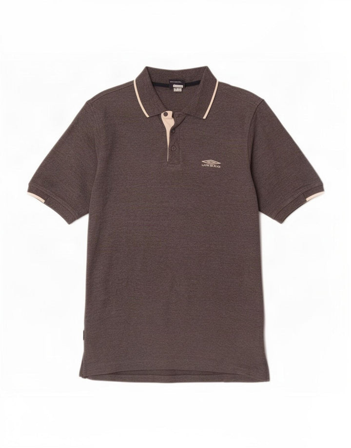 Polo Umbro Hombre Small Gris Poliéster