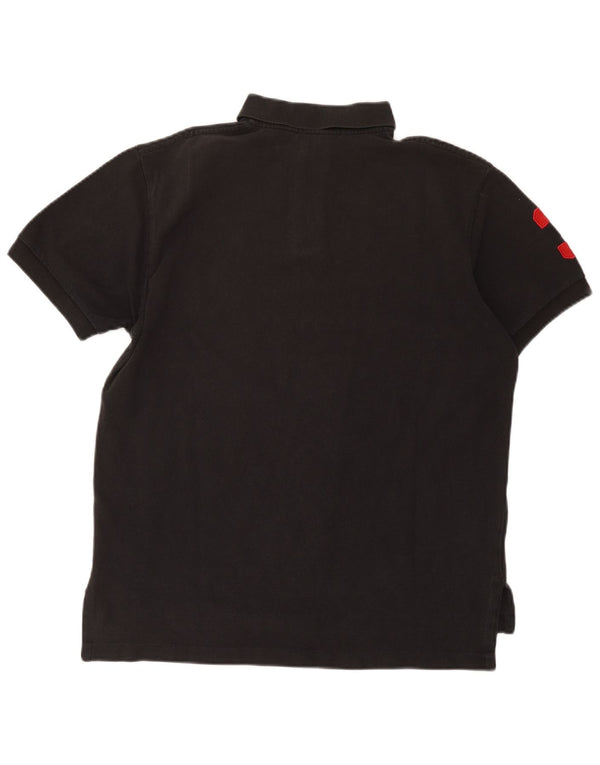 Polo Ralph Lauren Camisa estampada para hombre Algodón negro mediano
