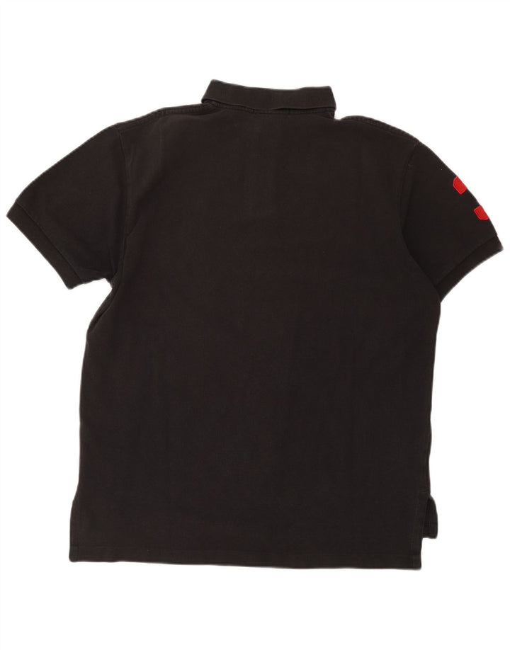 Polo Ralph Lauren Camisa estampada para hombre Algodón negro mediano