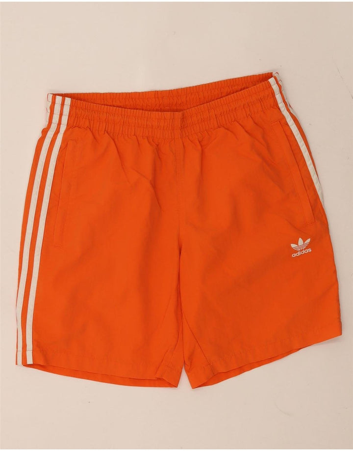 Pantalones Cortos Deportivos Adidas Hombre Naranja Mediano