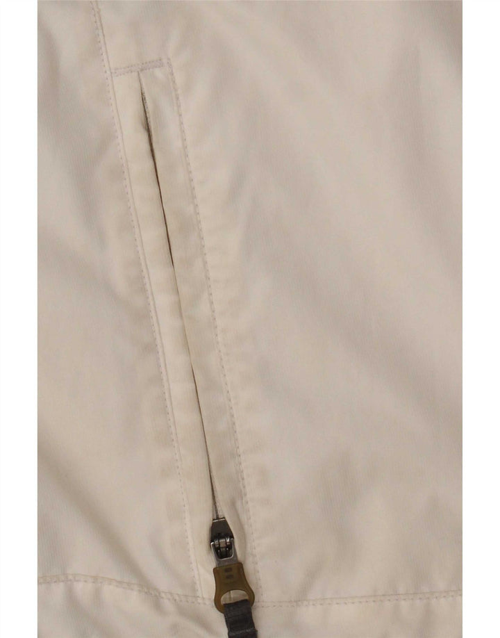 Columbia Interchange - Chaqueta impermeable con capucha para mujer, talla 40, color blanco