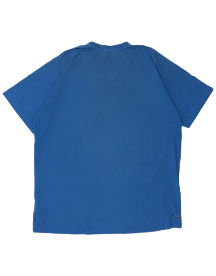 Adidas Hombre Camiseta Top XL Azul Algodón