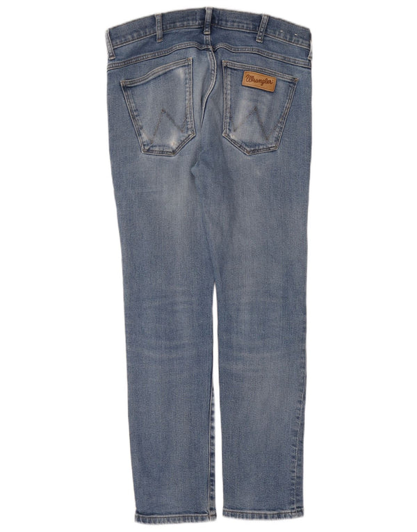 Vaqueros Wrangler Hombre Larston Slim W32 L32 Algodón Azul