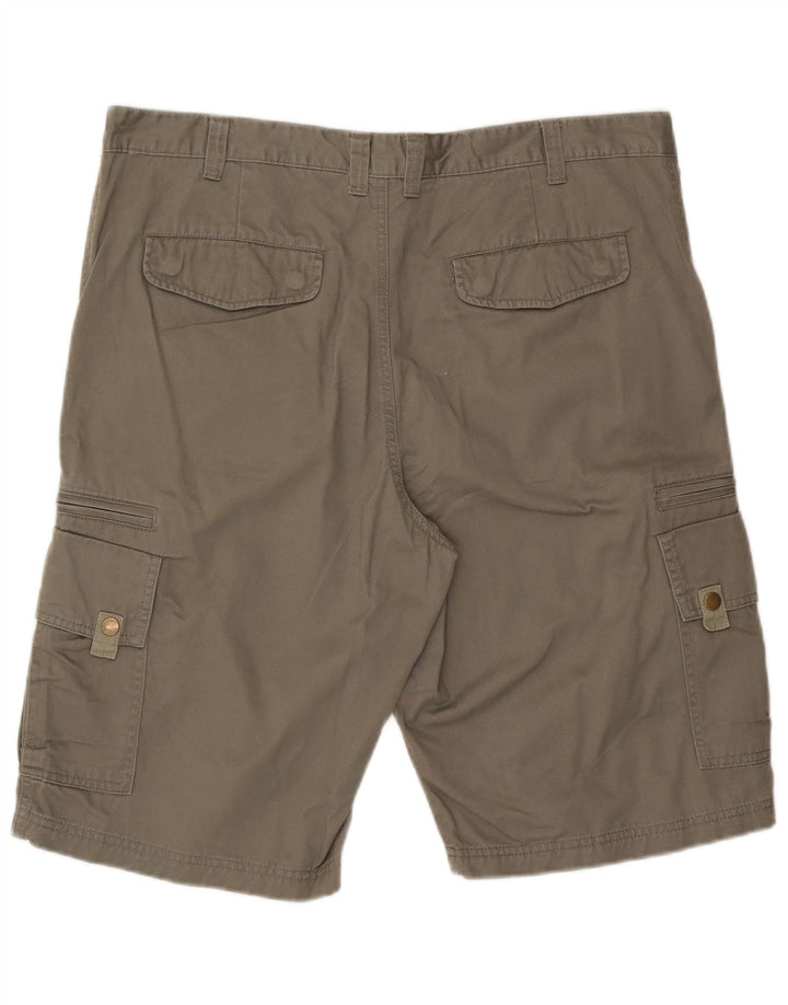 Pantalones cortos cargo vintage para hombre W38 XL Algodón caqui