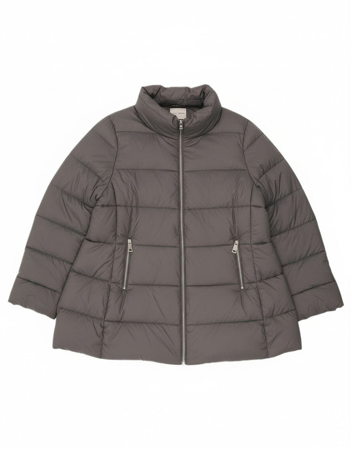 Fiorella Rubino Chaqueta acolchada para mujer ES 40 XL Poliamida gris