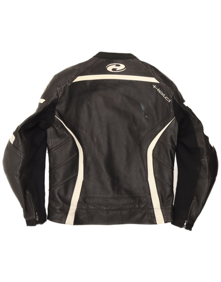 Held Chaqueta Motorstyle Graphic Racer para hombre Talla 48 XL Bloque de color negro