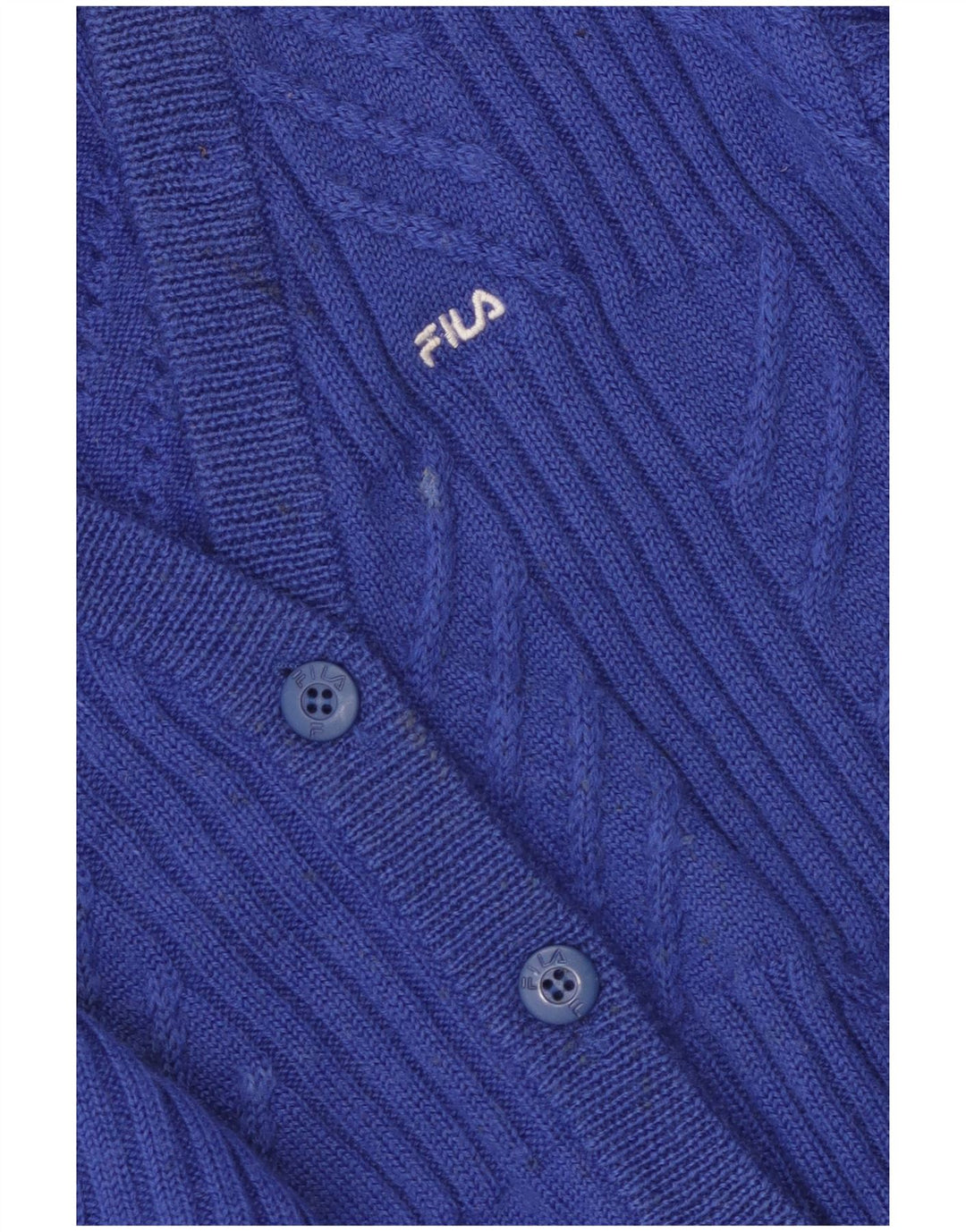 Fila Cárdigan Mujer IT 44 Azul Medio