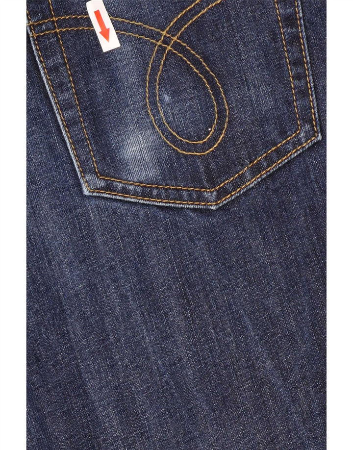 Vaqueros Rectos Calvin Klein Mujer W33 L31 Azul Marino