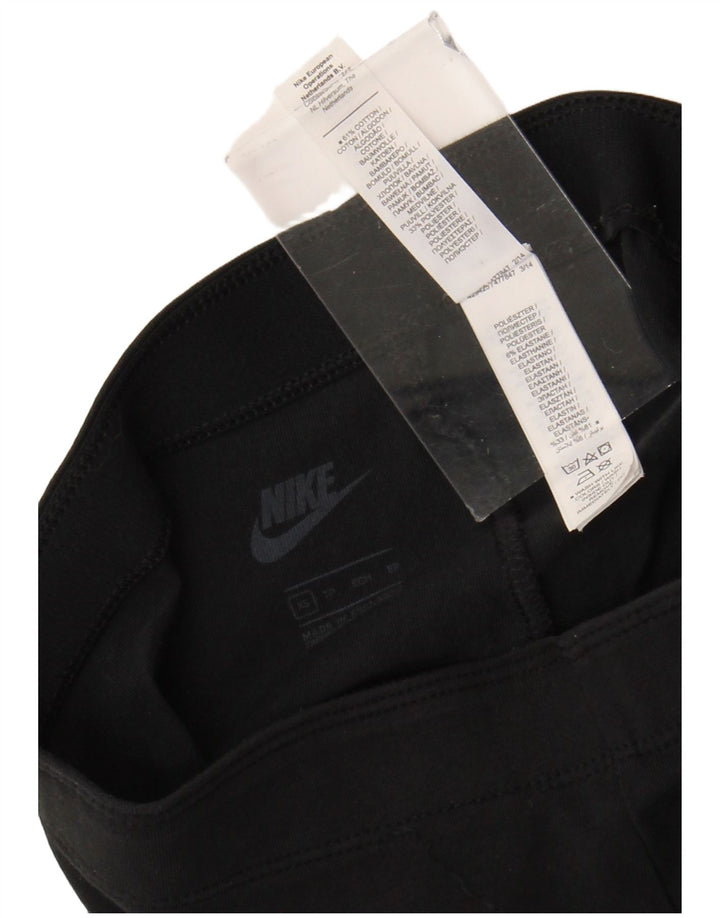 NIKE Leggings gráficos para mujer UK 6 XS Algodón negro