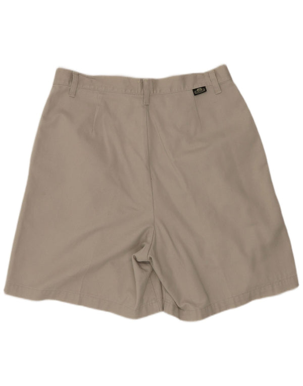 Lee pantalones cortos casuales de cintura alta para mujer US 14 XL W28 algodón beige