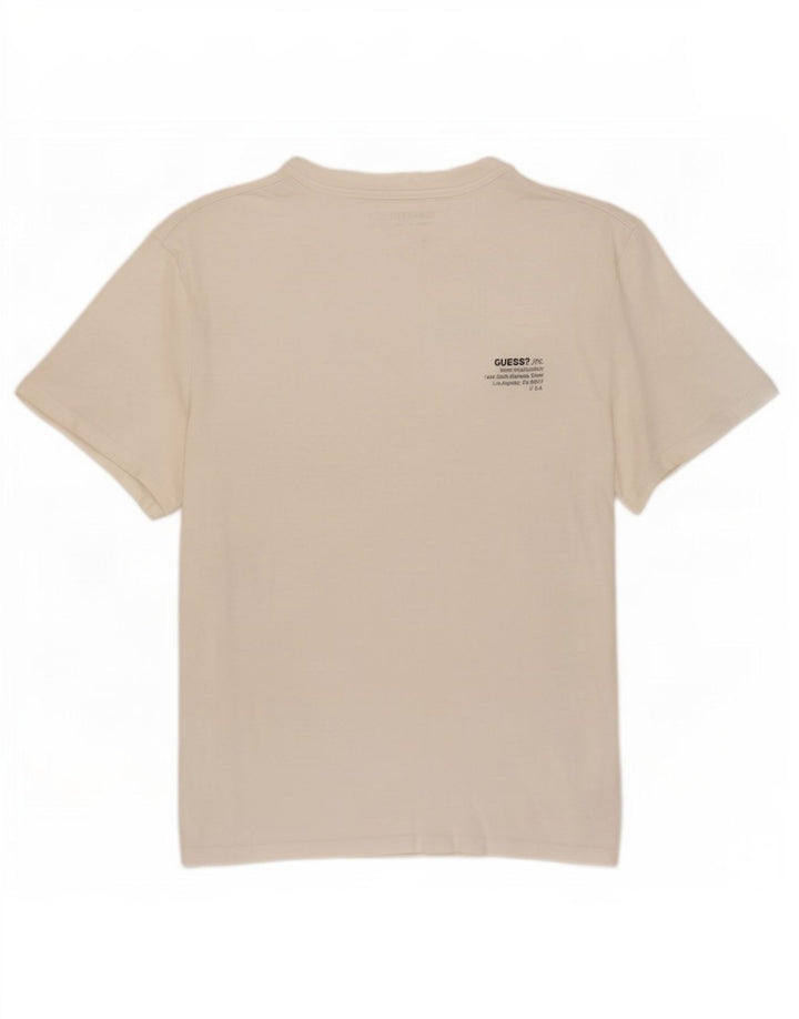 Guess Camiseta Regular Fit para Hombre Top Medium White Cotton