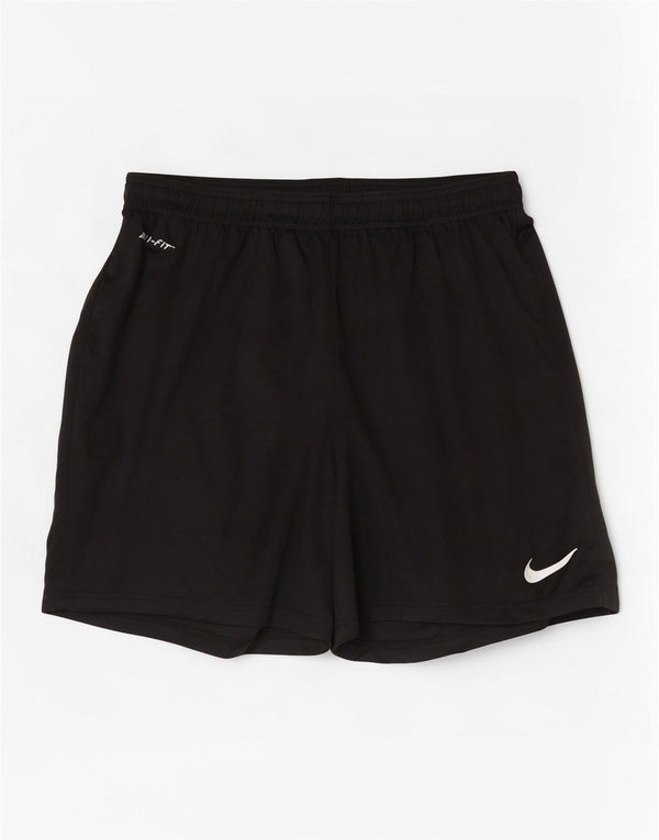 Nike Dri Fit - Pantalones cortos deportivos para hombre (poliéster), color negro