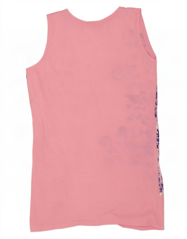 Hugo Boss Mujer Chaleco Top Reino Unido 12 Medio Rosa Floral