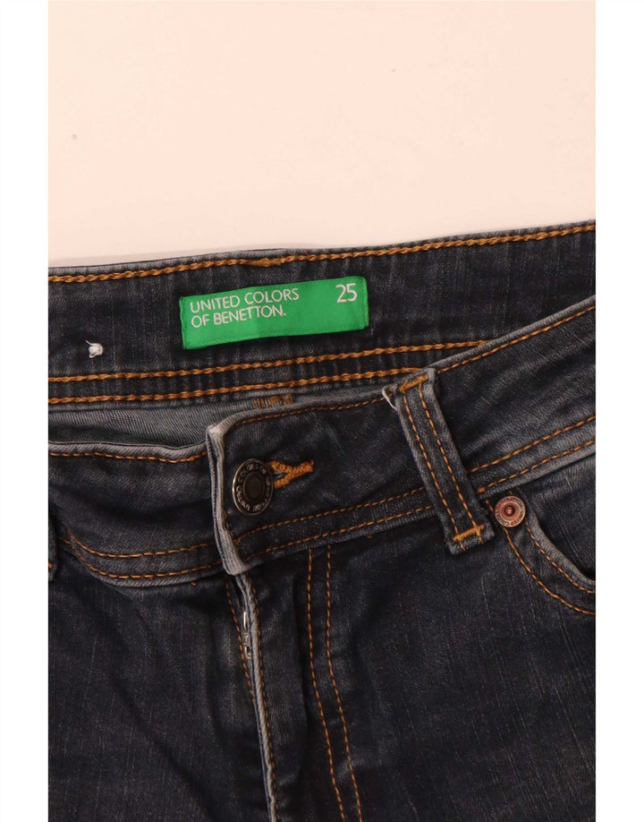 Benetton Vaqueros Acampanados W25 L33 Azul