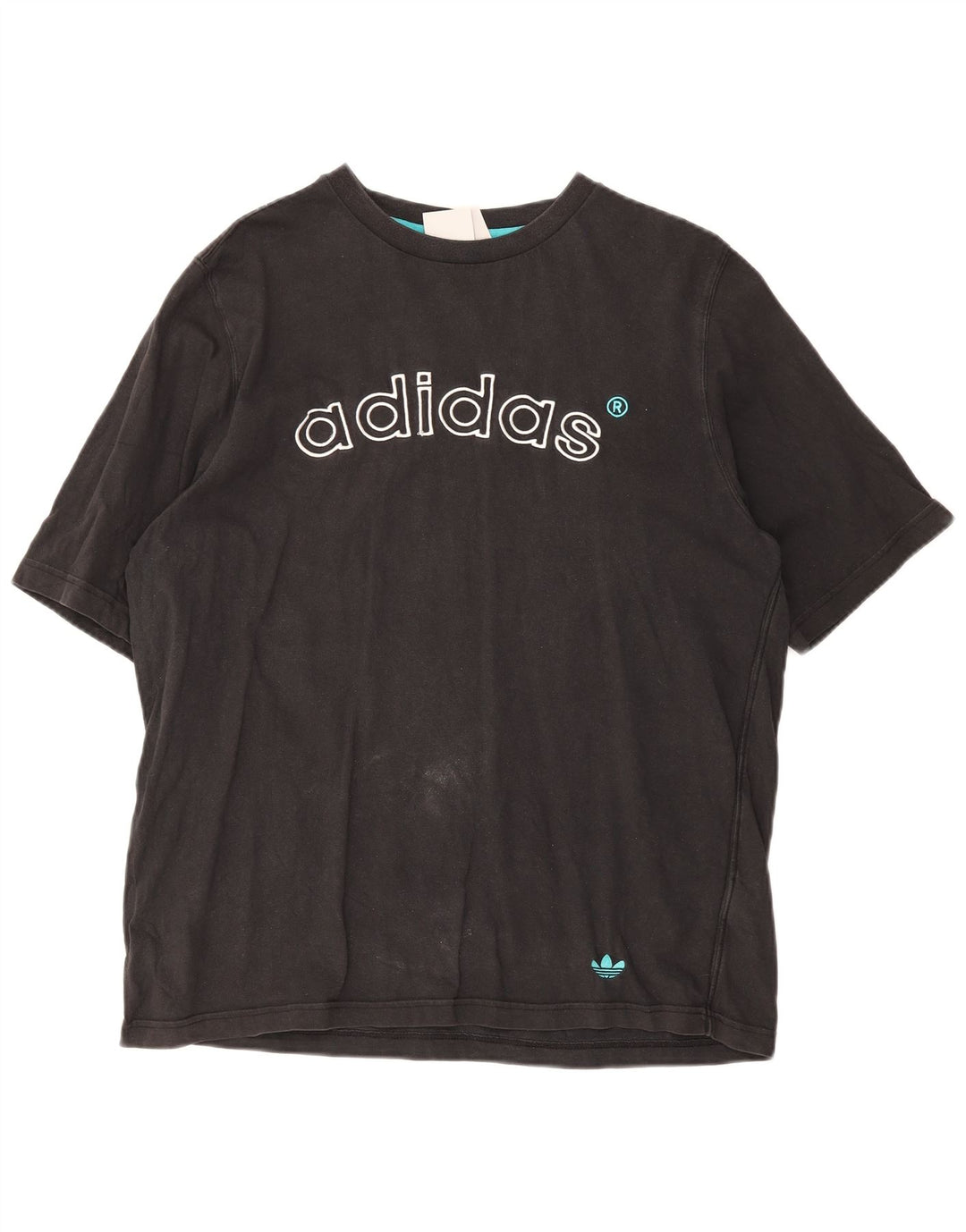 Adidas - Camiseta gráfica para hombre, talla mediana, algodón negro