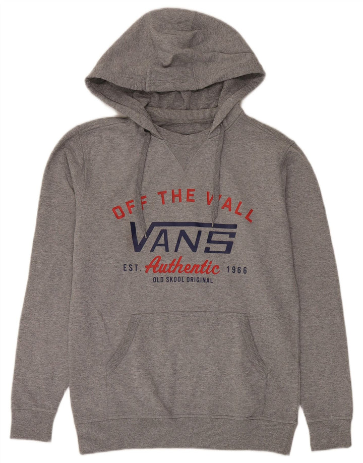Vans Sudadera con capucha gráfica para hombre XS Gris