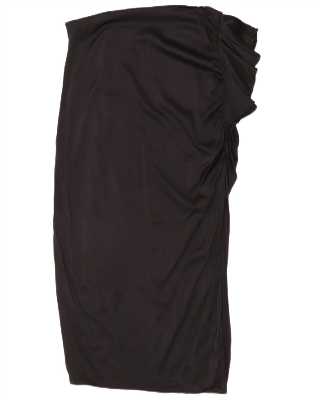 Zara Mujer Falda Midi Mediana W28 Negro