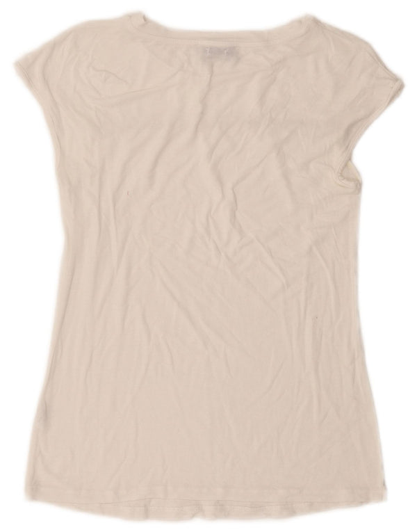GUESS Camiseta para mujer Top UK 10 Small White