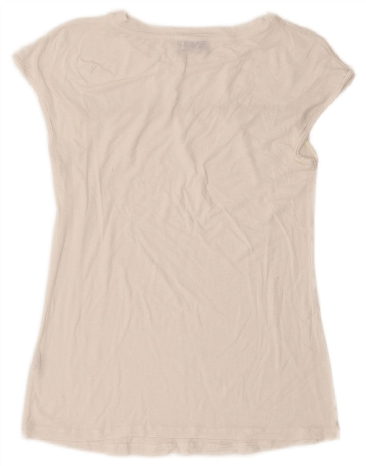 GUESS Camiseta para mujer Top UK 10 Small White
