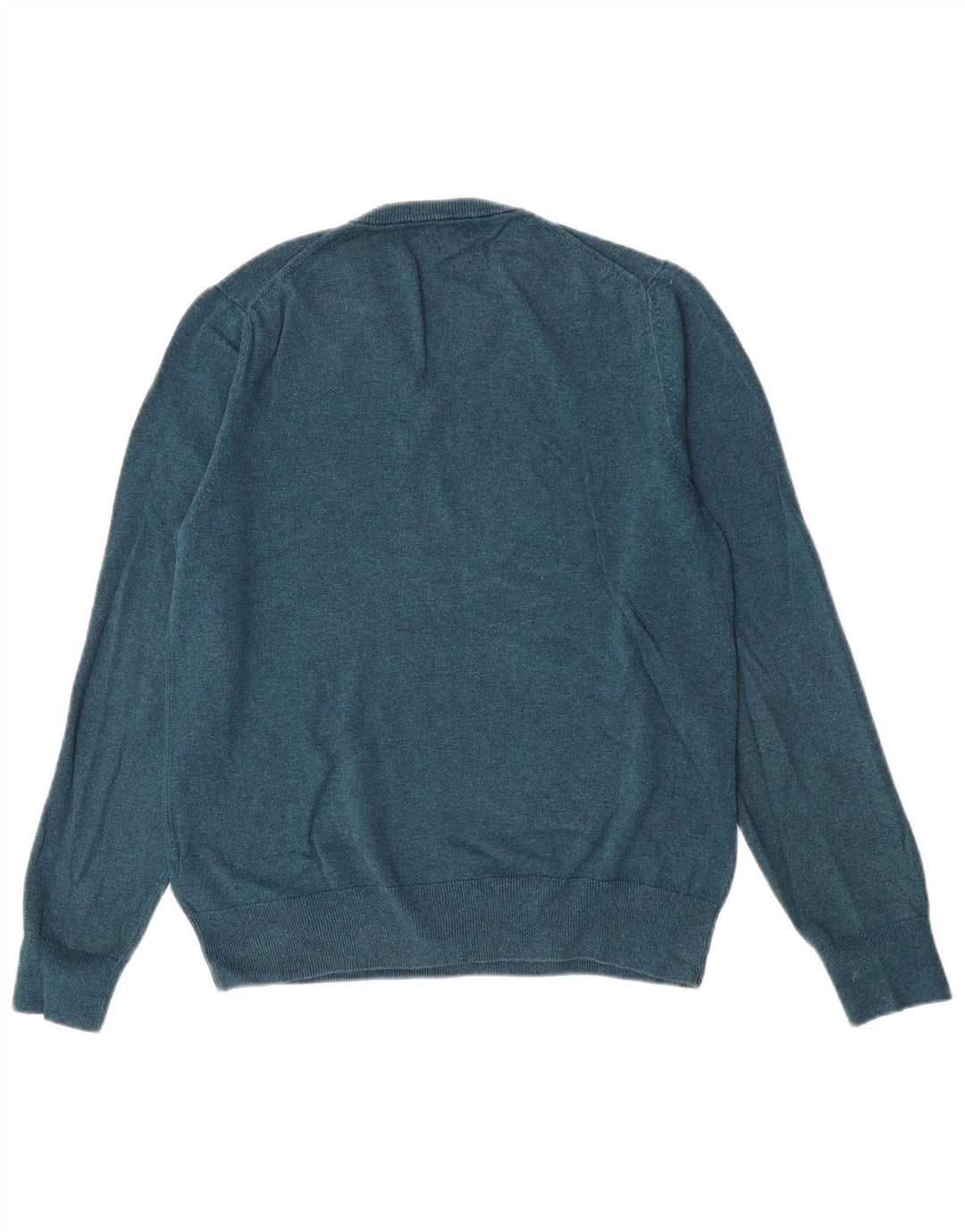 Marks & Spencer Jersey con Cuello en V para Hombre de algodón Verde Medio