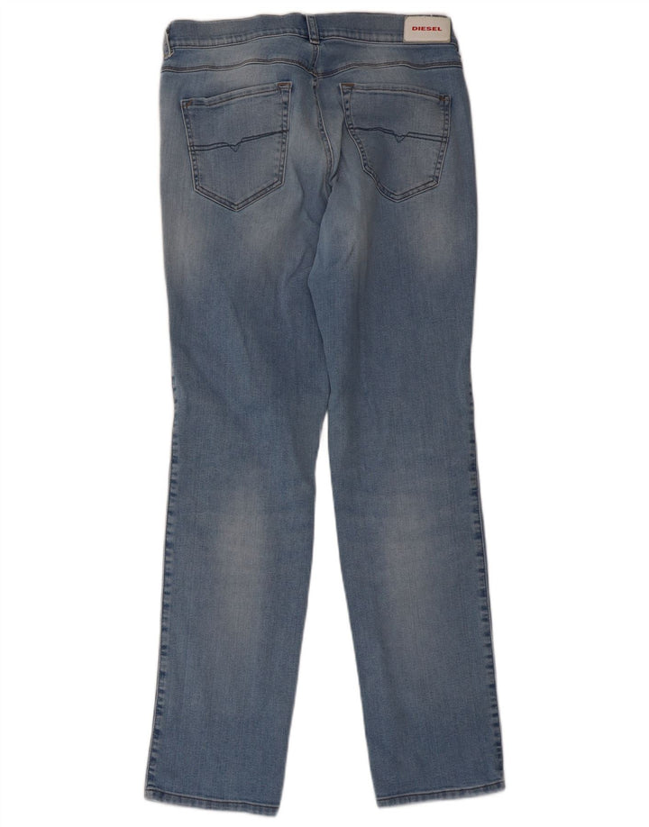 Diesel Hombre Sandy Regular Slim Vaqueros Rectos W30 L32 Algodón Azul