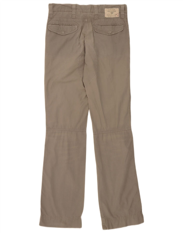 Dockers Pantalón chino recto color caqui para hombre W30 L32 Gris