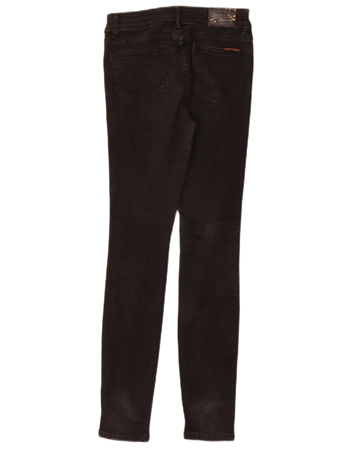 SUPERDRY Vaqueros pitillo para mujer W25 L30 Algodón negro