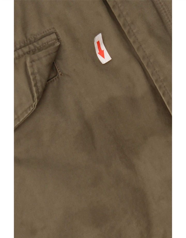 Marks & Spencer Chaqueta utilitaria para mujer UK 44 2XL Algodón caqui