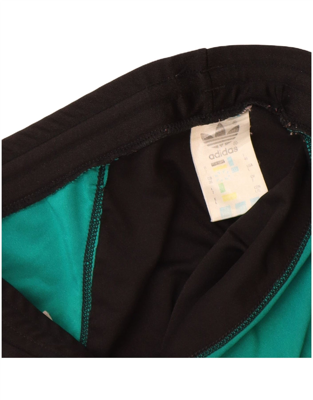 ADIDAS Pantalones cortos deportivos para hombre, talla grande, color negro, poliamida