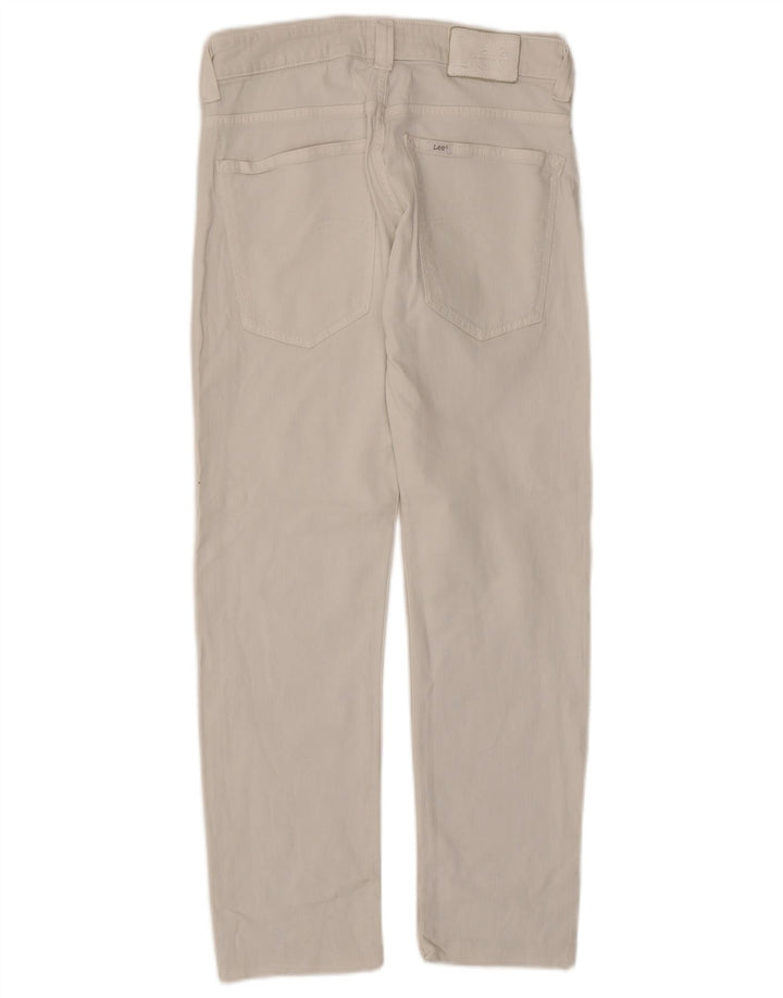 LEE Powell Slim Jeans para Mujer W32 L27 Algodón Blanco Roto