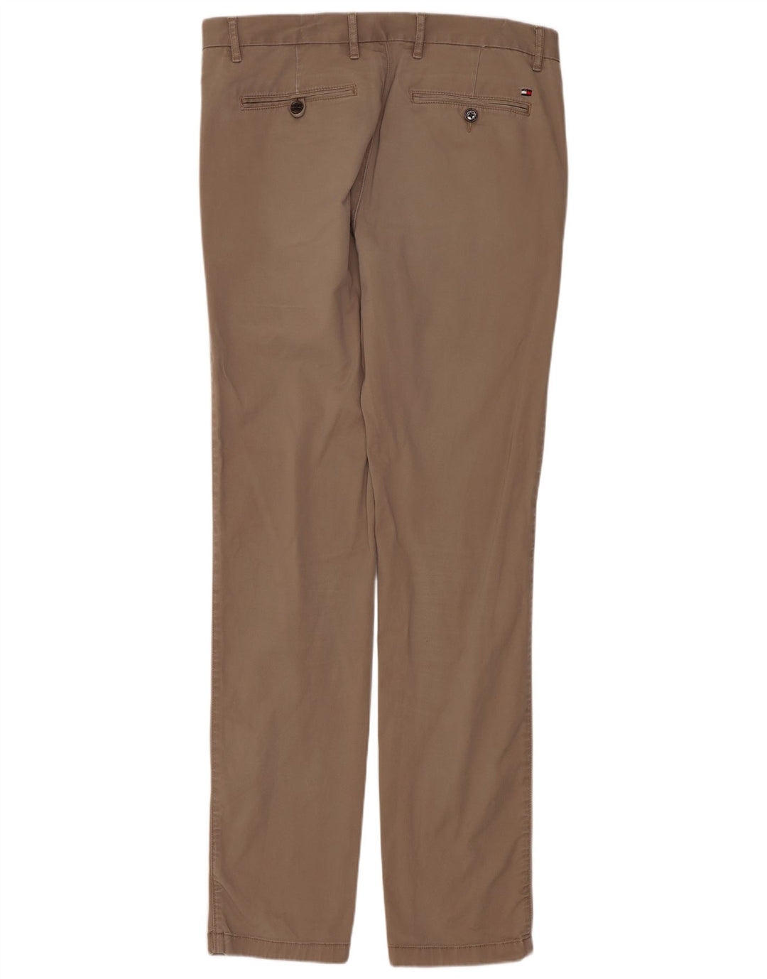 TOMMY HILFIGER Pantalón chino ajustado para hombre W34 L33 Algodón beige