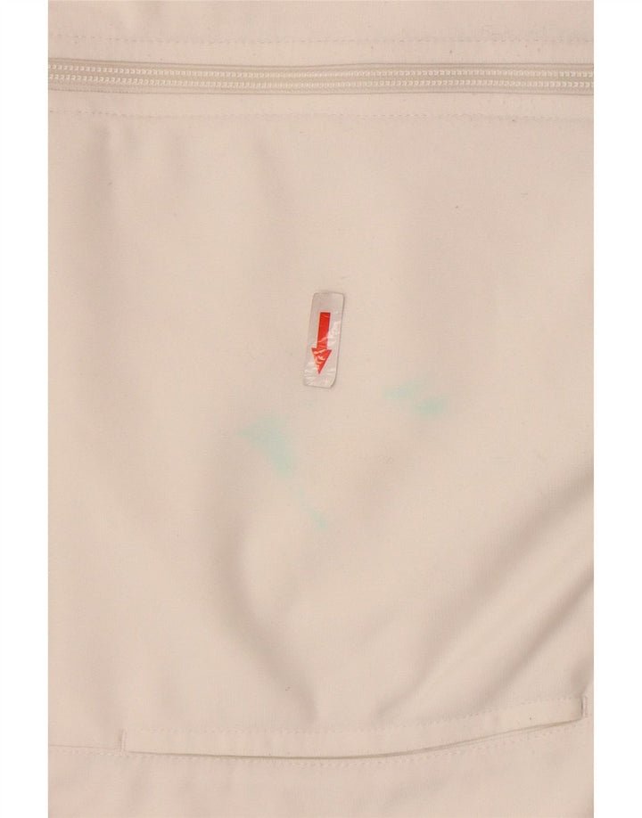 Nike Chaqueta de chándal para niños 13-14 años XL Blanco Colorblock Poliéster