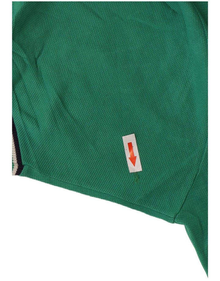 Polo Lacoste para hombre talla 7 2XL algodón verde