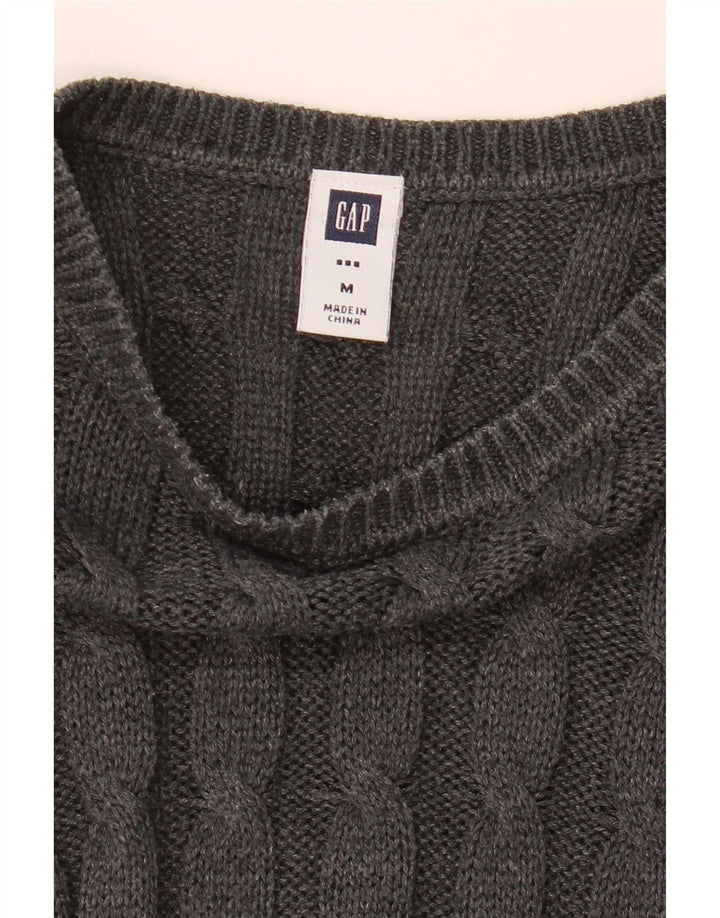 Gap - Jersey para mujer con cuello barco, talla 44, color gris medio