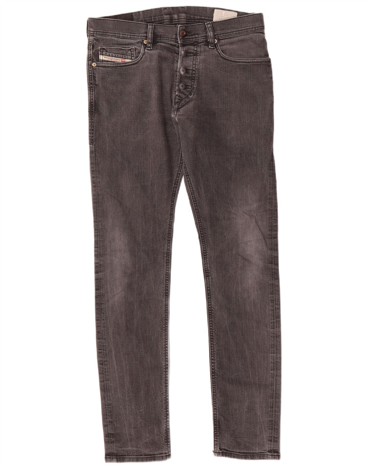 Diesel Hombre Tepphar Slim Jeans W30 L31 Algodón Gris