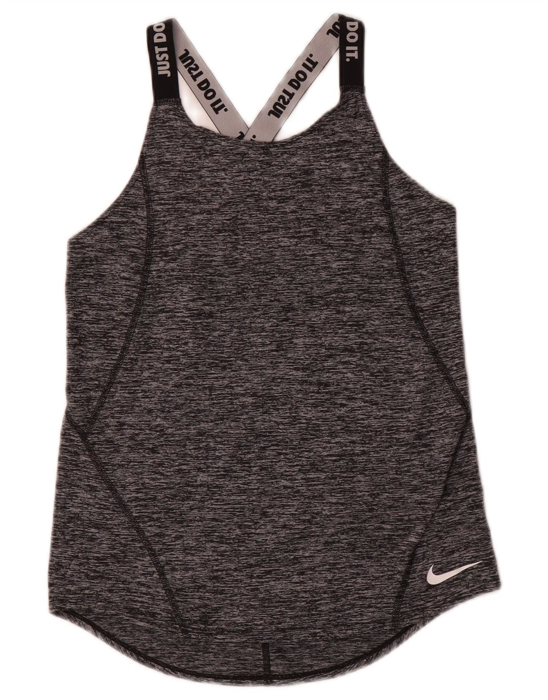 Nike Camiseta sin mangas estampada para niñas 12-13 años Grande Gris Poliéster moteado