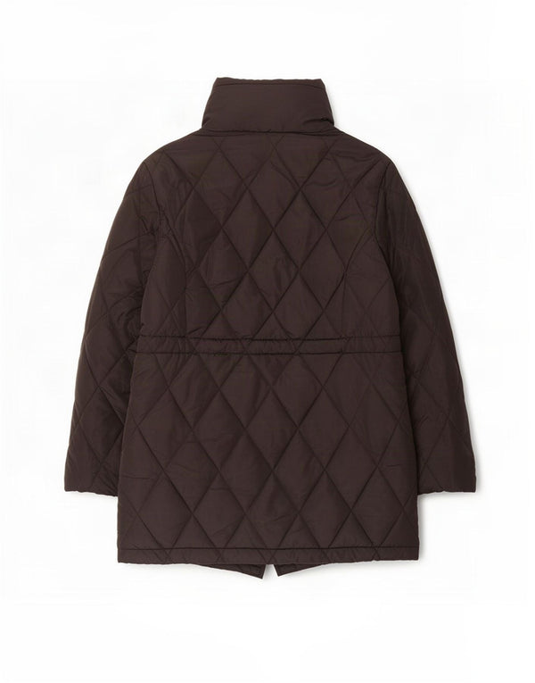 Marks & Spencer Abrigo acolchado acolchado para mujer UK 44 Grande Poliéster negro