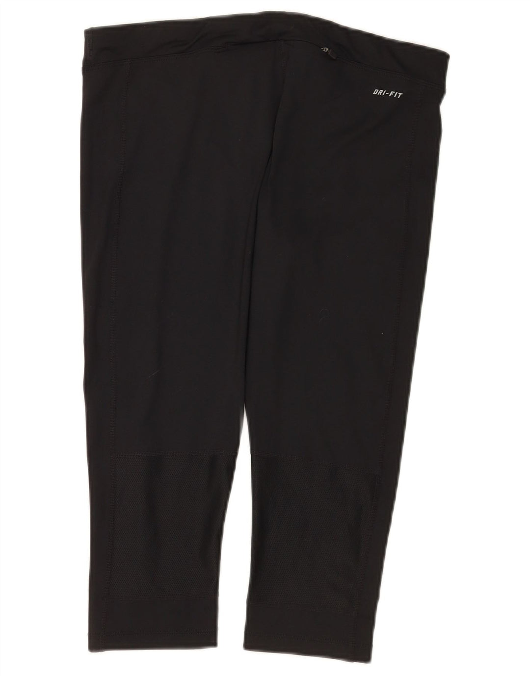 Nike - Leggings capri Dri Fit para mujer, talla 40, poliéster negro grande