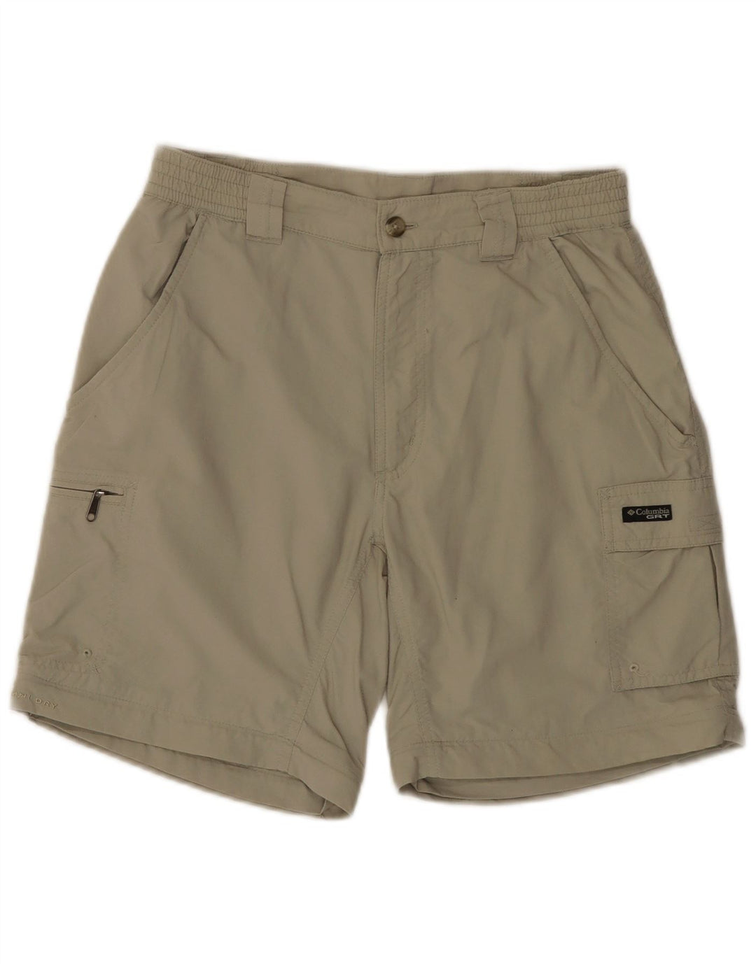 COLUMBIA Shorts Cargo Mujer Pequeños W27 Nylon Verde