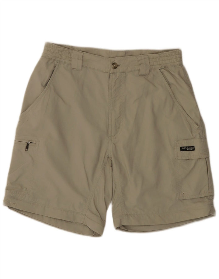 COLUMBIA Shorts Cargo Mujer Pequeños W27 Nylon Verde